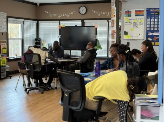 Classroom learning at Community School of Maryland