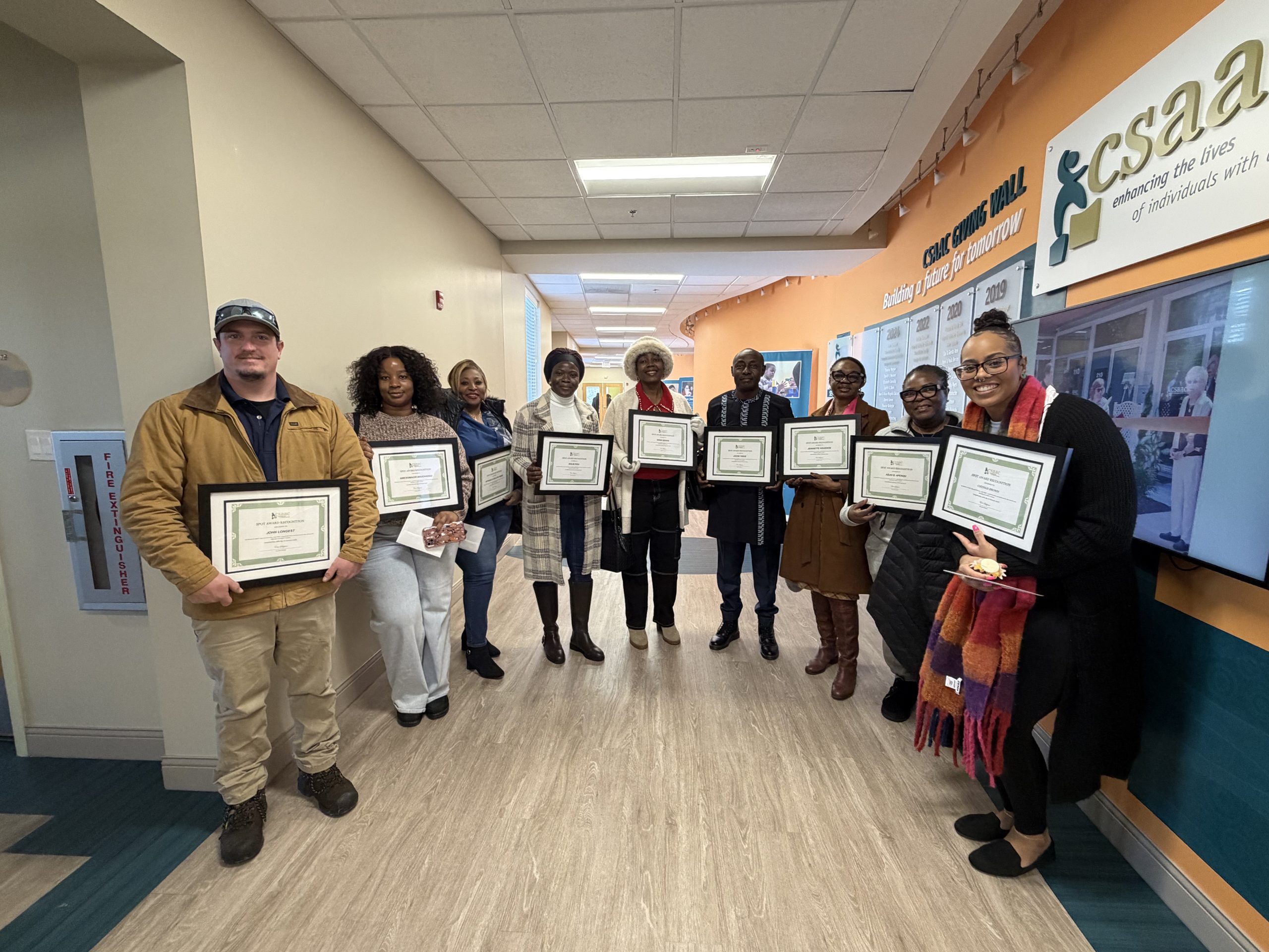 CSAAC SPOT Award Recipients