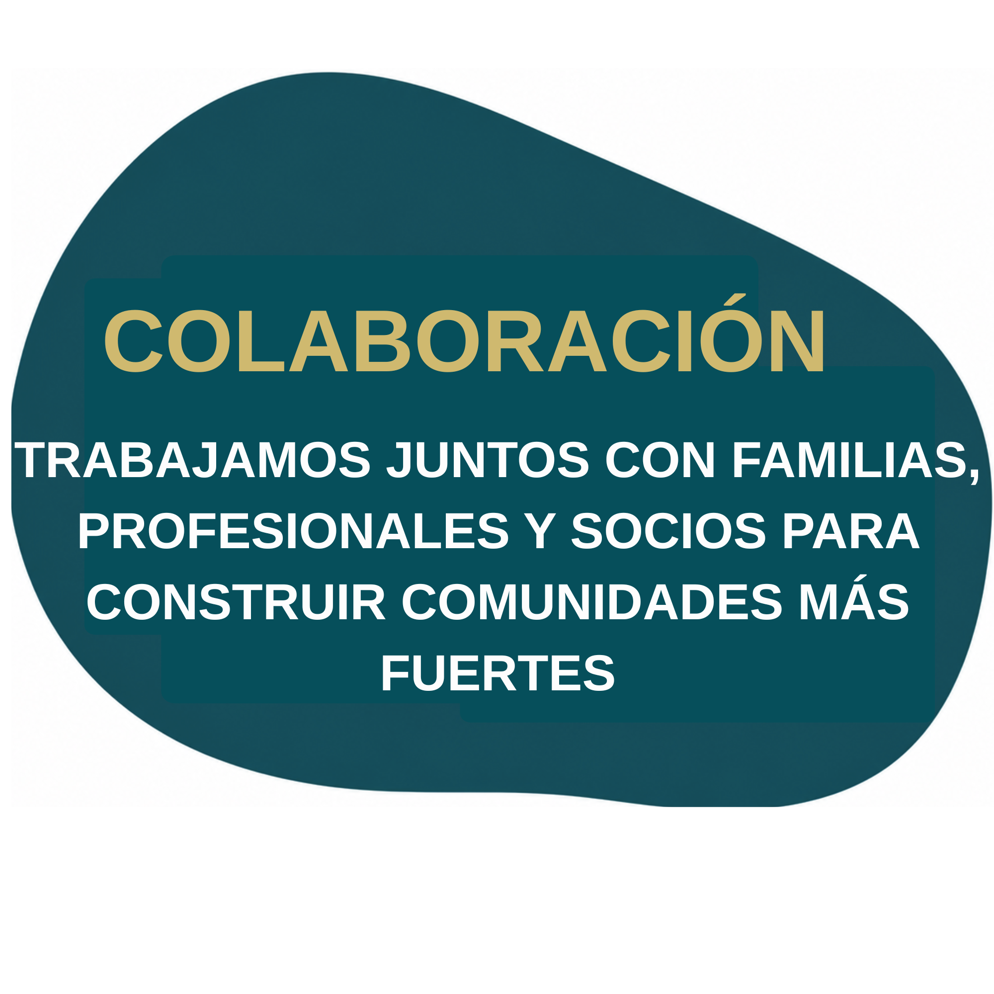 Collaboration - We work together with families, professionals, and partners to build stronger communities.